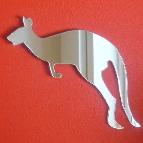 Kangaroo spiegel aus acryl - spiegel,