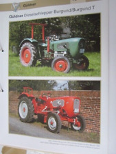 Traktor  Güldner Burgund, Burgund T, 1959  Datenblatt  13