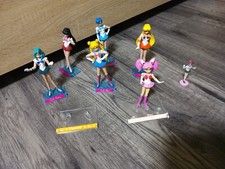 6x Vintage Sailor Moon Figuren Sammlung Konvolut 13cm Mars Merkur Jupiter Neptun
