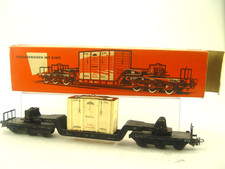 Tiefladewagen m. Kiste BAHIA -