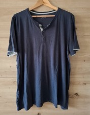 Livergy T-Shirt XL dunkelblau – Herren Shirt mit Knopfleiste – guter Zustand