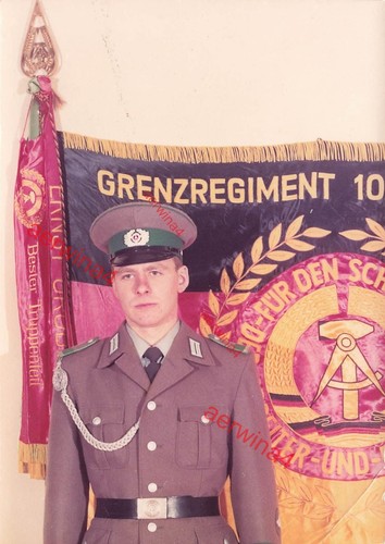 Ddr nva foto truppenfahne - gt,