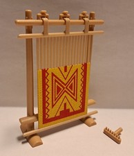 Playmobil Indianer Webrahmen