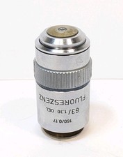 63/ 1,30 Oel  160/0,17 Fluoreszenz  RMS, Ernst Leitz Wetzlar, Mikroskop-Objektiv
