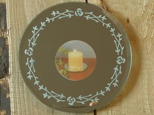 1 edler Spiegel Kerzenteller