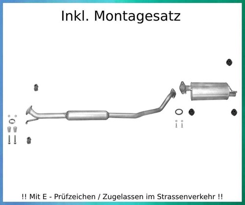 Auspuffanlage für suzuki - auspuffanlage,