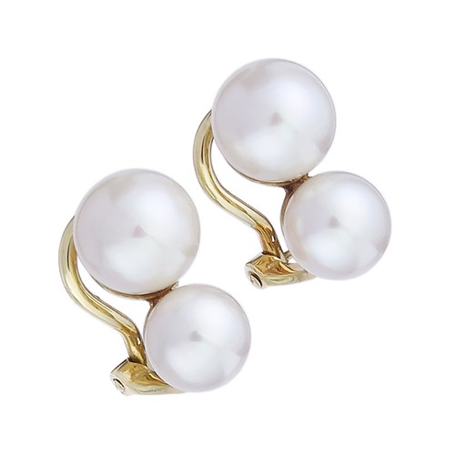 Ohrclips perlen buttons - ohrclips,