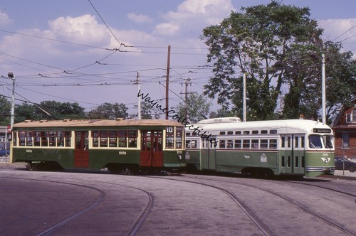 Septa pcc 8534 meets car - meets,