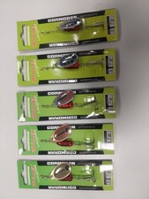 5 x Cormoran Bullet Longcast Spinner Größe 3 Kunstköder Forelle Barsch Hecht
