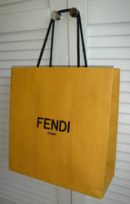 FENDI ROMA - Papiertüte Tasche Tüte - 34,5 x 32,5 cm - 14 cm tief