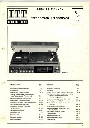 Itt schaub lorenz stereo 7200 - schaub-lorenz,