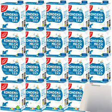 Gut&Günstig Kondensmilch 7,5% mit Schraubverschluss 20x340g Packung usy Block