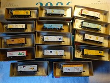 Spur N con cor Amerikanische Güterwagen