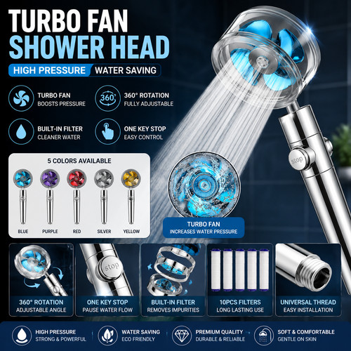 Turbo ventilator duschkopf - turbo,