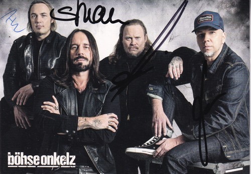 Autogramm böhse onkelz - -,
