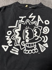 Divided Pullover Gr M Lisa Simpson schwarz
