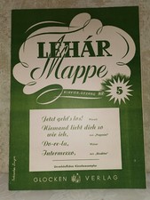 Notenheft „LEHÁR Mappe“ NR 5 Klavierausgabe  mit Text