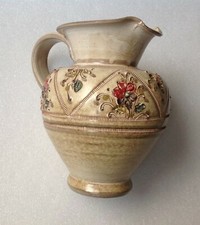 Keramik Krug Henkelkrug Vase 70iger Vintage/Retro Kanne Wein Krug von Bieringer 