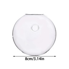 Transparente Glasvase