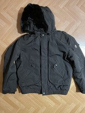 Herren Winterjacke WELLENSTEYN Schwarz Größe XXL mit Abnehmbarer Kapuze