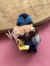 Steiff, Wollminiatur, blauer