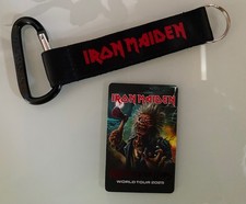 Iron Maiden Schlüsselanhänger + Karte  Wristband Becher Frankfurt T-Shirt Ticket