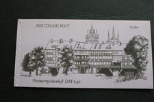 DDR 1990 , "Postwertzeichenheft Erfurt", postfrisch