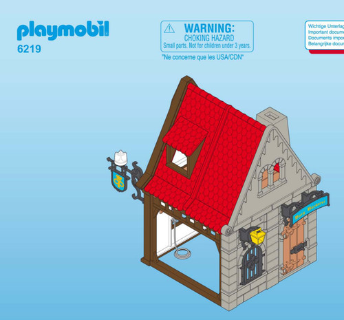 Playmobil 6219 burg - burg, bäckerei