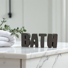 Beton Schriftzug BATH– Deko