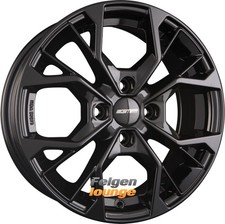 4x GMP Italia MATISSE Glossy Black 7x17 ET45 4x108 Alufelgen 17 Zoll