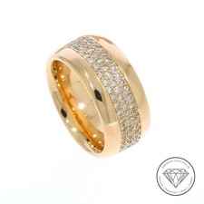 Wert 8.950,- Massiver Memory Brillant Ring 2,00 Carat 750 / 18 Kt Rosé Gold xxyy