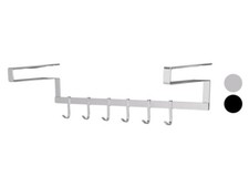 Wenko Küchenschrankschiene – Küchenreling mit 6 Haken