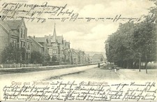 AK Northeim bei Einbeck - Rückingsallee, Gründerzeithäuser, Villen - 1905 gel.