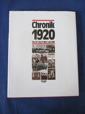 Buch: Chronik 1920, Tag für Tag in Wort & Bild (1,5 kg)