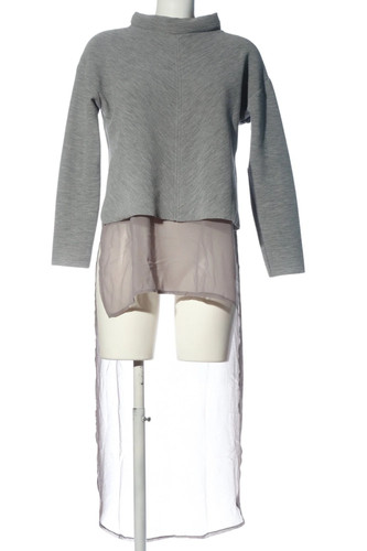 Zara longpullover hellgrau - zara,