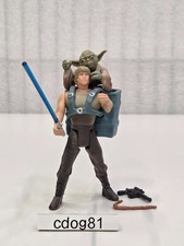 Star Wars "Luke Skywalker und Yoda" mit Lichtschwert, Blaster und Stock, Kenner