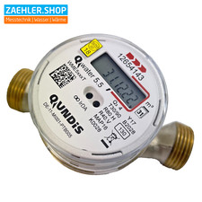Funk-Wasserzähler AP Qundis Qwater 5.5 • 3/4"&  1" Qp 1,5 2,5 80 110 130 mm