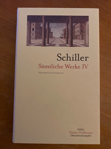 Friedrich schiller sämtliche - friedrich,
