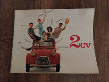 Original Prospekt 2 CV Ente Citroen Oldtimer