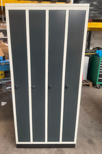 Spind Schließfach Schließfachschrank 4 Türen Blechschrank Schrank Ausstel(Nr.2)