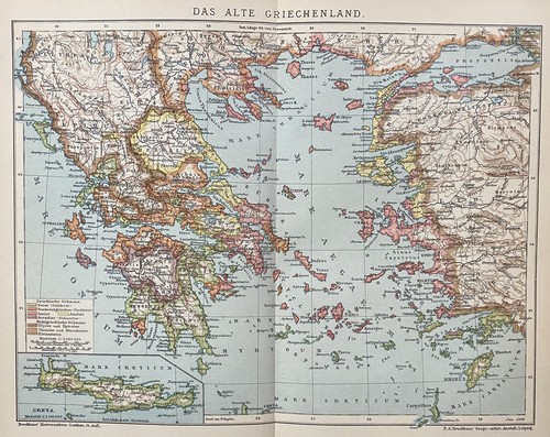 Antike historische landkarte - historische,