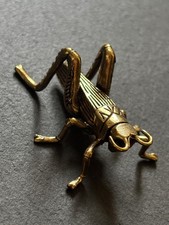 Heuschrecke Messingfigur