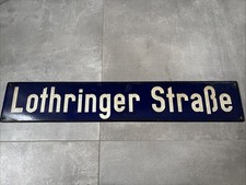 Strassenschild Emaille -