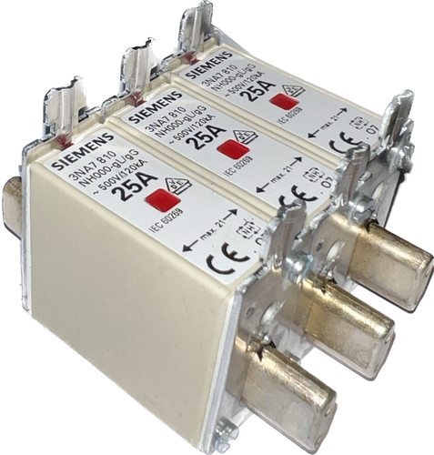 Siemens fuse block - 3x,
