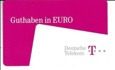 ✪ Guthaben in EURO, Telekom -TELEFONKARTE , EUROCHIP, leer, gebraucht