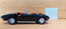 Chevrolet Corvette 1967 / schwarz ERTL Modell  ca 1:18 Zustand Vitrinen-Modell