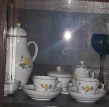 Meissen moccaservice gelbe - meissen,