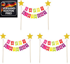 Geburtstag Tortendeko Set