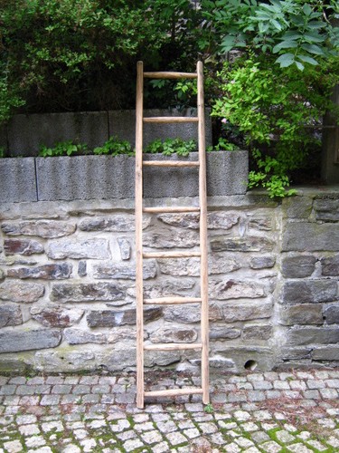 Schöne alte holzleiter - schöne,