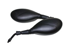 Roller Spiegel-Set schwarz mit